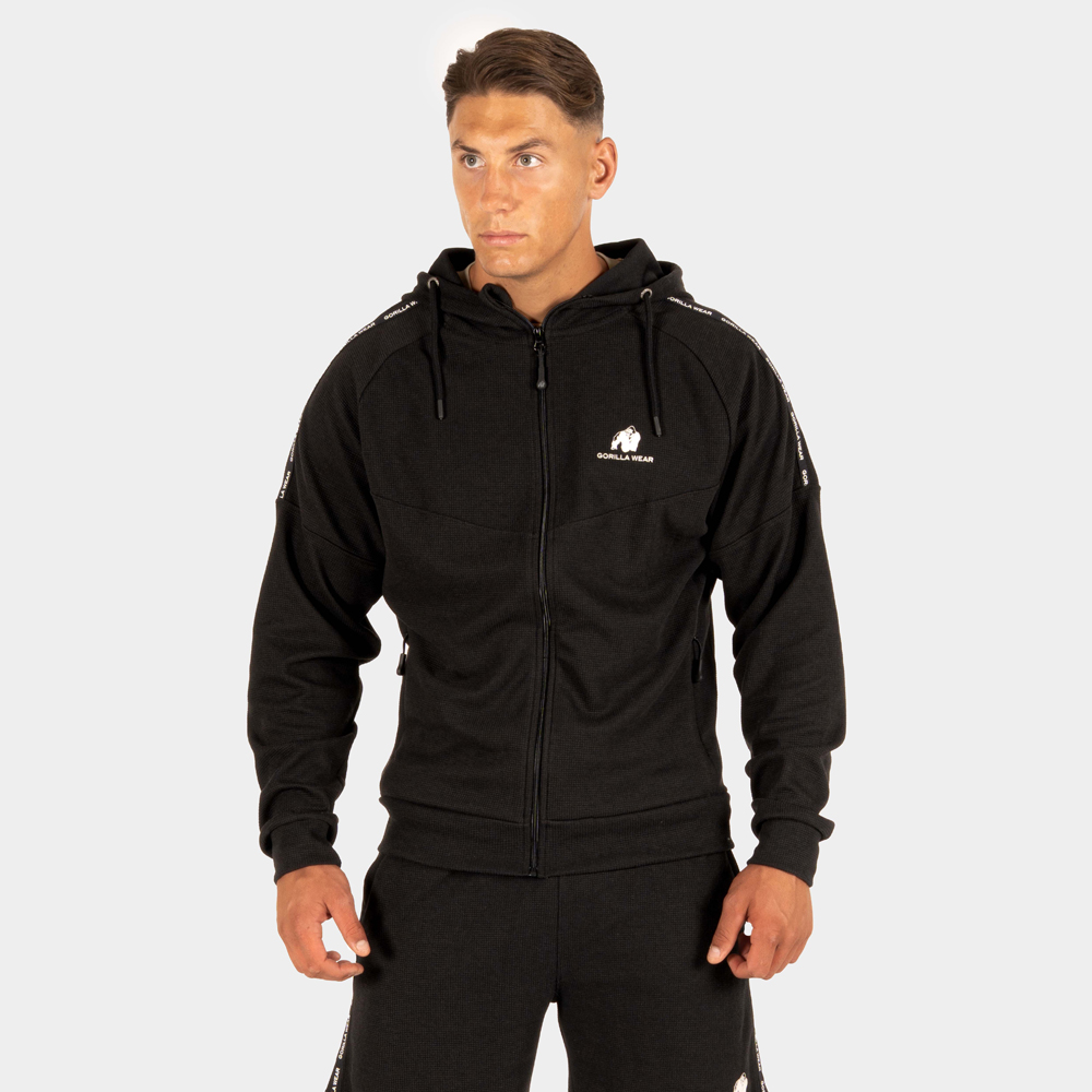 Harvey-hooded-track-jacket-black-3