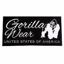 Полотенце "Gorilla Wear" Gorilla wear Черный/белый