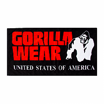 Полотенце "Gorilla Wear" Gorilla wear Черный/красный