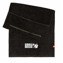 Полотенце "Zip Pocket" Gorilla wear Черный