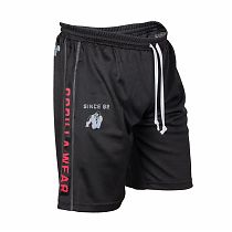 Шорты "Mesh Shorts" Gorilla wear Черный/красный