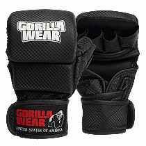 Перчатки для единоборств "Ely MMA" Gorilla wear Черный