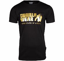 Футболка "Classic" Gorilla wear Черный/золотой