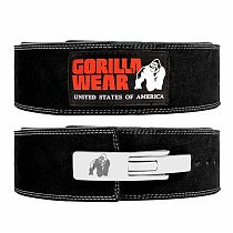 Пояс "Leather Lever" Gorilla wear Черный
